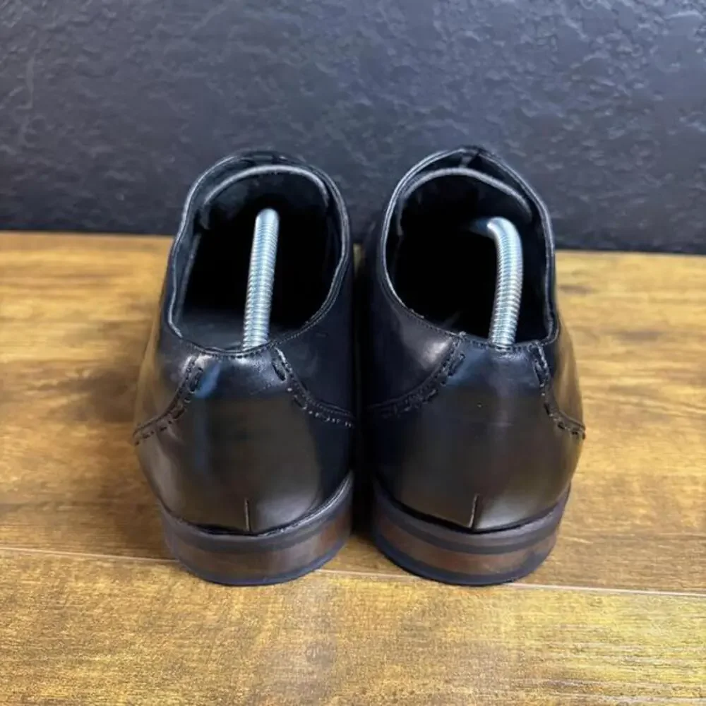 Stacy Adams Dickinson 25196-001 Black‎ Leather Cap Toe Oxford Mens Size 10.5M